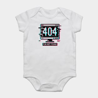 Error 404 Pun Not Found Baby Bodysuit